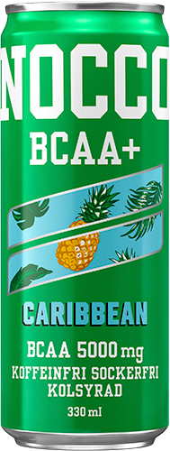 Nocco Caribbean BCAA+ Koffeinfri 33cl 24st/kolli