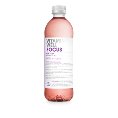 Vitamin Well Focus 50cl 12st/kolli