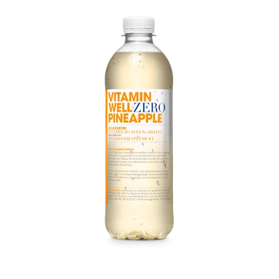 Vitamin Well Zero Pineapple 50cl 12st/kolli