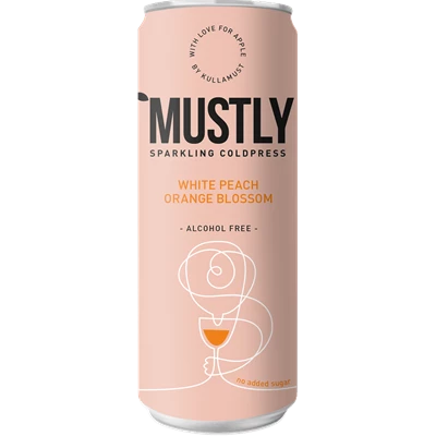MUSTLY White Peach 24x33 cl PANT 1 KR