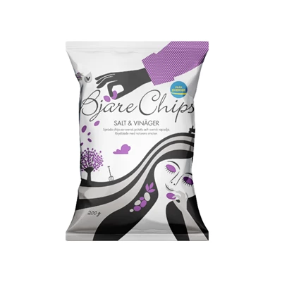 Bjäre Chips Salt&Vinäger 75g