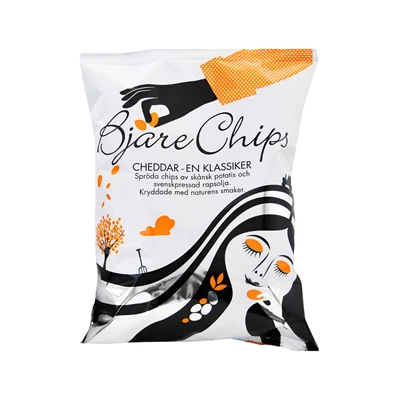 Bjäre Chips Cheddar 15x75g