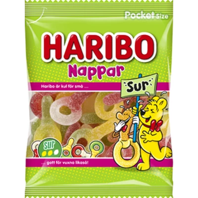 Haribo Nappar, Sura 22x80 g.