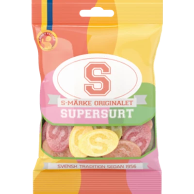 S-märke Påse Sura 18x80 g.