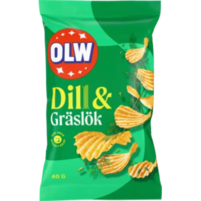 Olw Dill & Gräslök 20x40 g