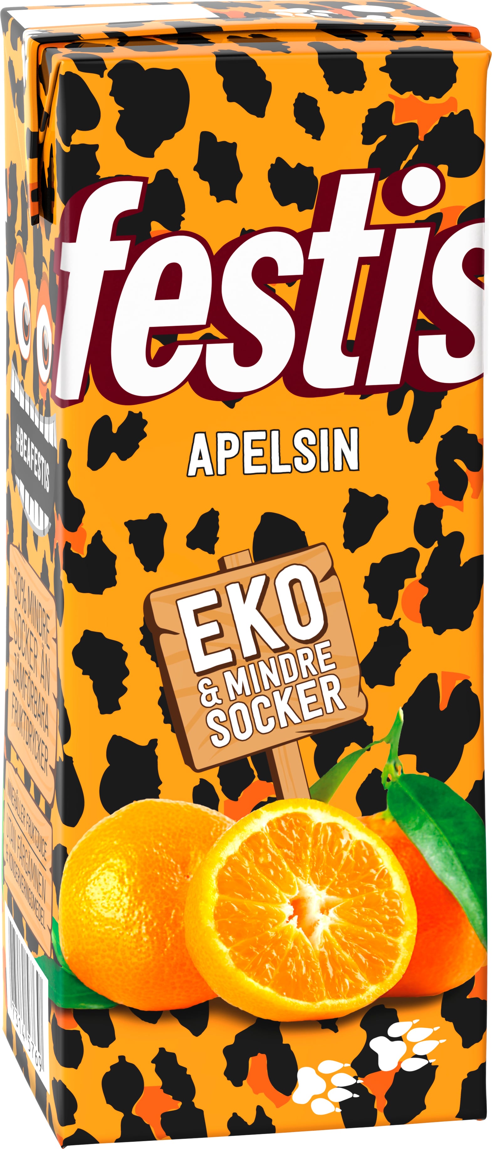Festis EKO Apelsin 20cl Tetra Brick 30st/kolli