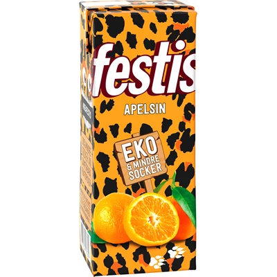 Festis EKO Apelsin 20cl Tetra Brick 30st/kolli