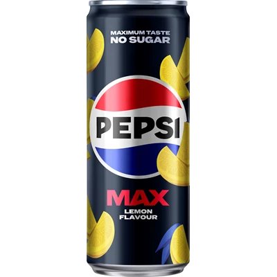 Pepsi Max Lemon 33cl Burk Sleek 20st/kolli