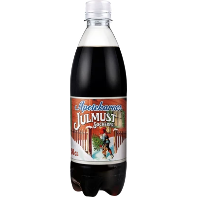 Julmust Apotekarnes Sockerfri 50cl 24st/kolli