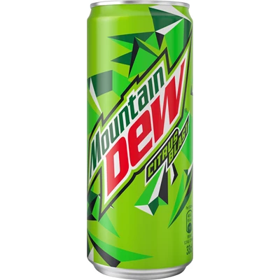 Mountain Dew Burk Sleek 33cl 20st/kolli