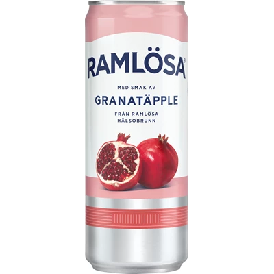 Ramlösa Granatäpple 33cl Burk 20st/kolli