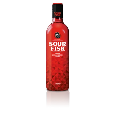 Sour Fisk Jordgubb 15% 70 cl
