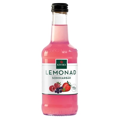 Kivik Lemonad Sommarbär EKO 27,5cl 12st/kolli