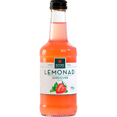 Kivik Lemonad Jordgubb/Mynta EKO 27,5cl 12st/kolli