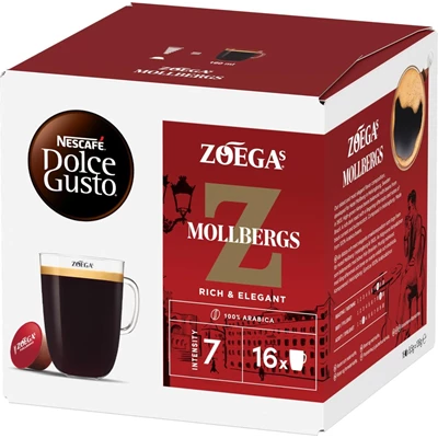Kaffekapslar Nescafé DG Zoégas Mollbergs 16/fp