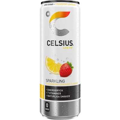 Celsius Strawberry Lemonade 35,5cl 24st/kolli