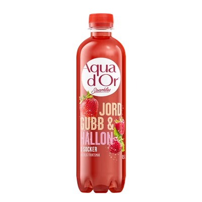 Aqua d'Or Zero Jordgubb/Hallon 50cl 12st/kolli