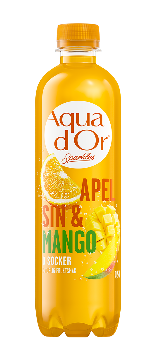 Aqua d'Or Zero Apelsin/Mango 50cl 12st/kolli
