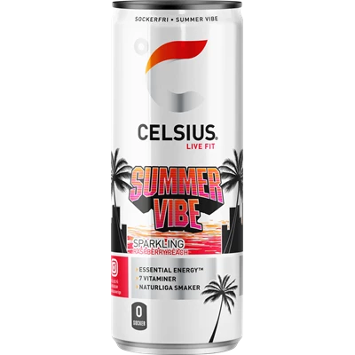 Celsius Summer Vibe 35,5cl 24st/kolli