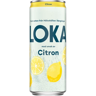 Loka Citron 33cl Burk Sleek 20st/kolli