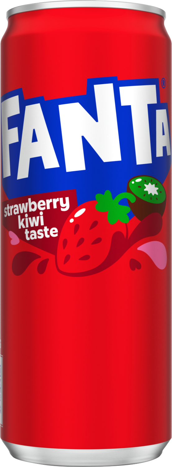 Fanta Strawberry & Kiwi 33cl Burk 20st/kolli