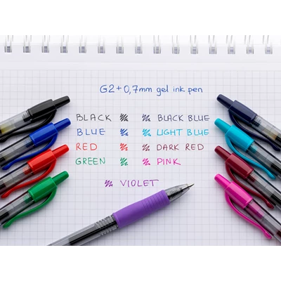 Penna Gel Pilot G2 0,7 svart