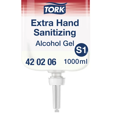Handdesinfektion Tork S1 Extra Alkogel 1L