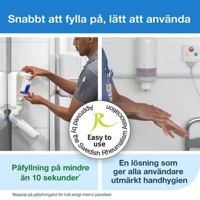 Handdesinfektion Tork S1 Extra Alkogel 1L