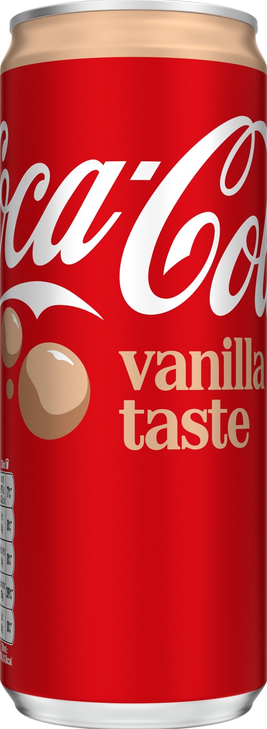 Coca-Cola Vanilj 33cl Burk 20st/kolli