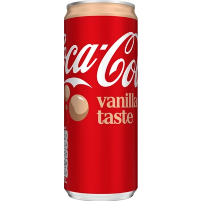 Coca-Cola Vanilj 33cl Burk 20st/kolli