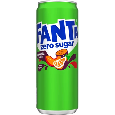 Fanta Exotic Zero 33cl Burk 20st/kolli