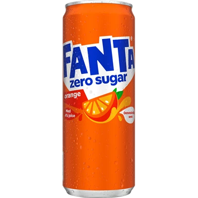 Fanta Zero 33cl Burk 20st/kolli