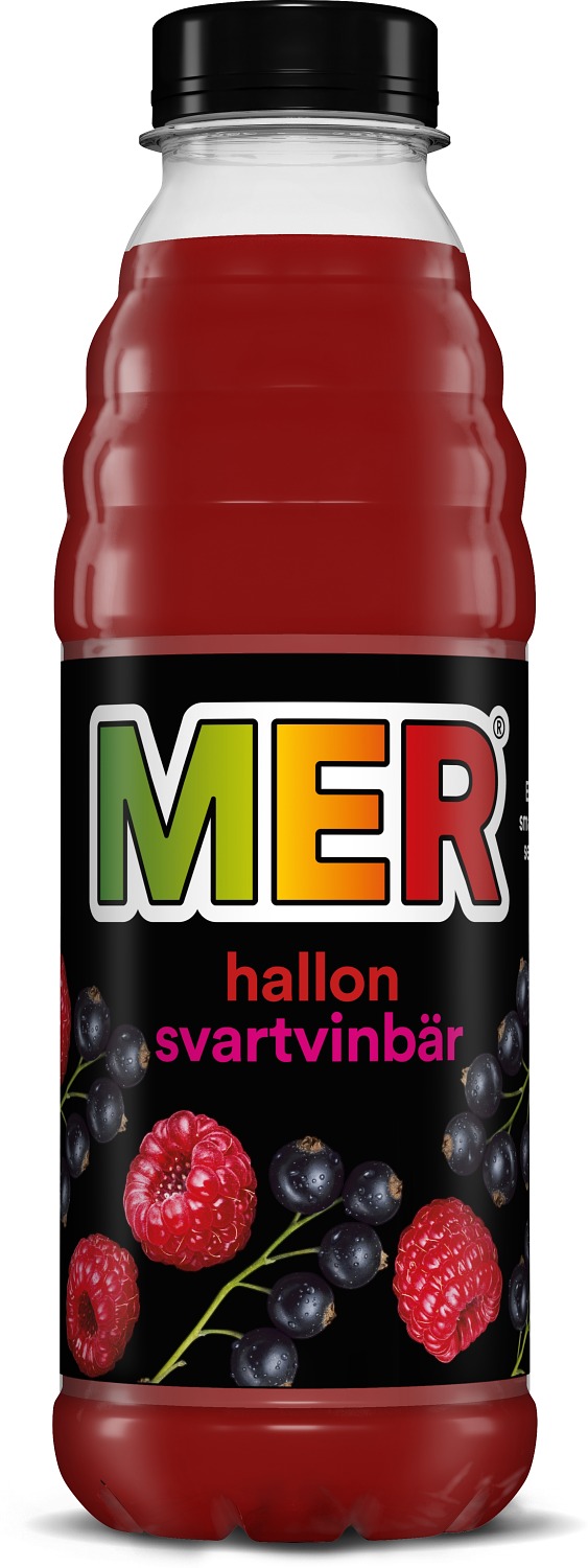 MER Hallon/Svarta Vinbär 50cl 12st/kolli