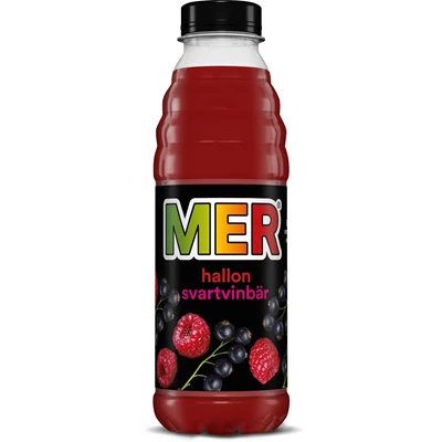 MER Hallon/Svarta Vinbär 50cl 12st/kolli