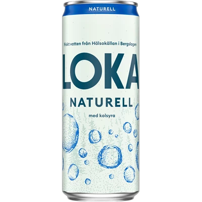 Loka Naturell 33cl Burk Sleek 20st/kolli