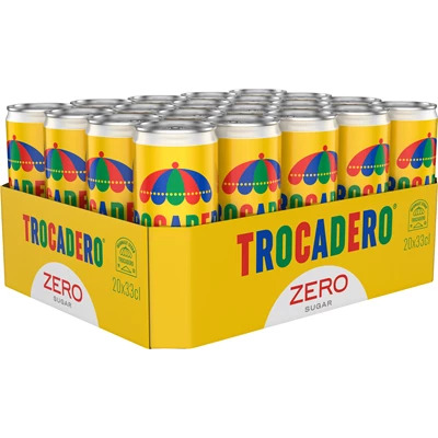 Trocadero Zero Burk Sleek 33cl 20st/kolli