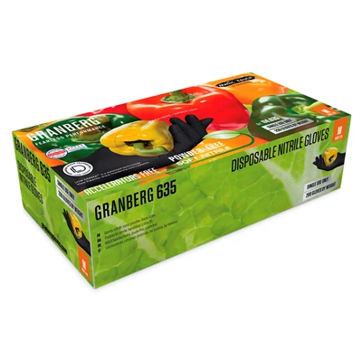 Nitrilhandske Magic Touch Livs Svart strl S 200st