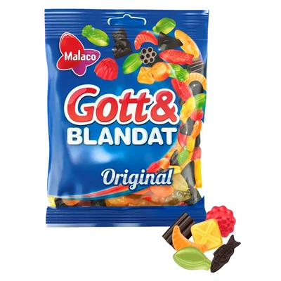 Godis Gott & Blandat 160g 36st/kolli