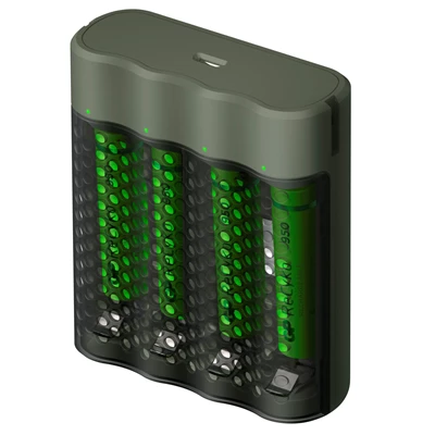 Batteriladdare GP ReCyko Speed ink 4 AAA batterier