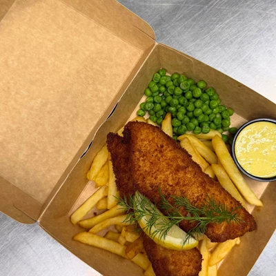 Hämtbox Papper Brun/Brun 190x150x80mm 150st