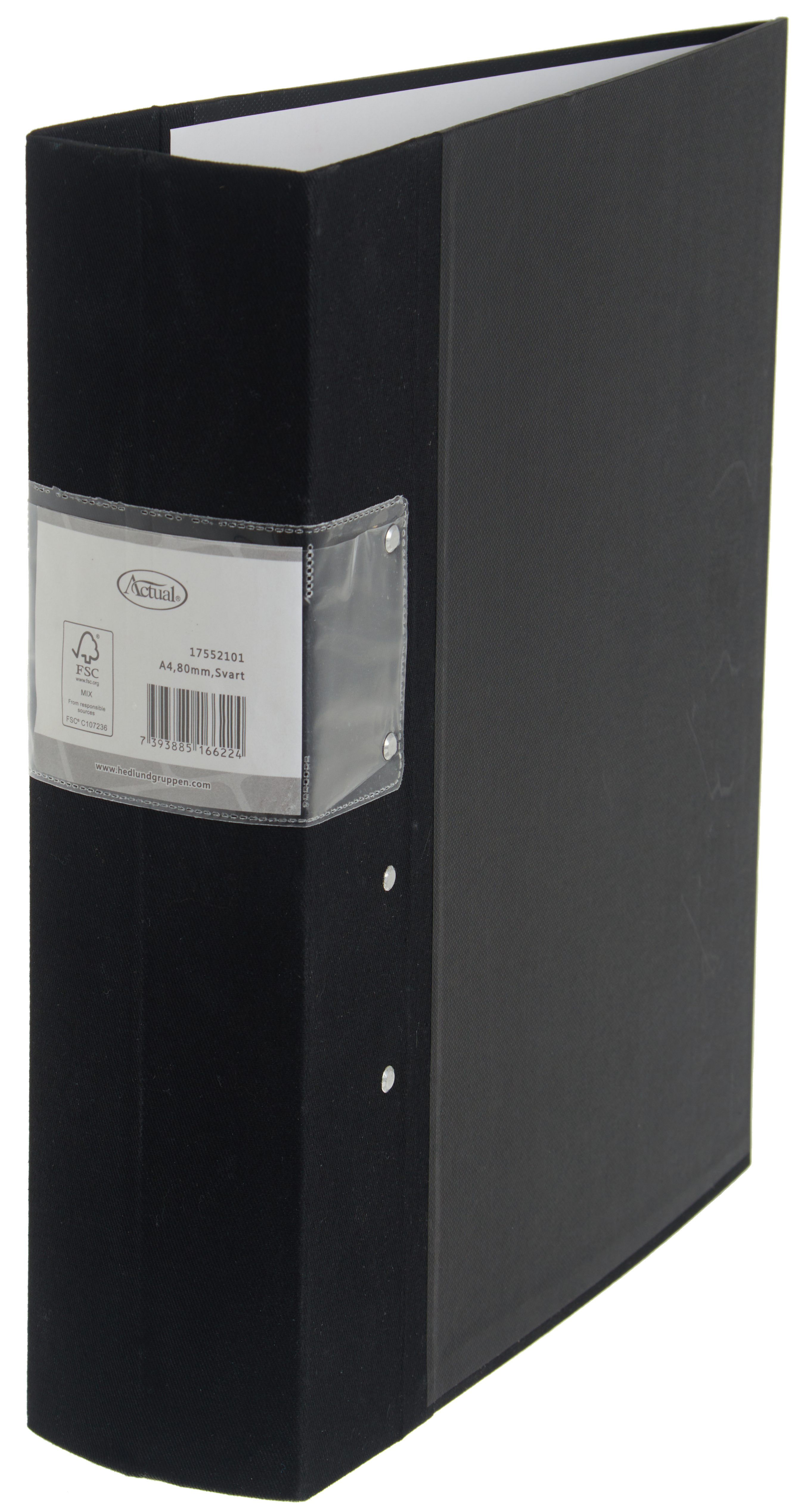 Pärm Actual A4 80mm Svart
