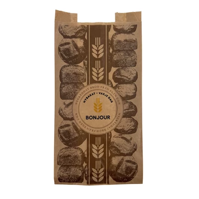 Planpåse med pappersfönster Bonjour