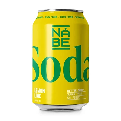NÅBE Soda Lemon Lime 33cl Burk 12st/kolli