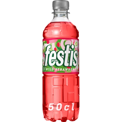 Festis Wild Strawberry Sockerfri 50cl PET 12st