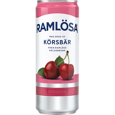 Ramlösa Körsbär 33cl Burk Sleek 20st/kolli