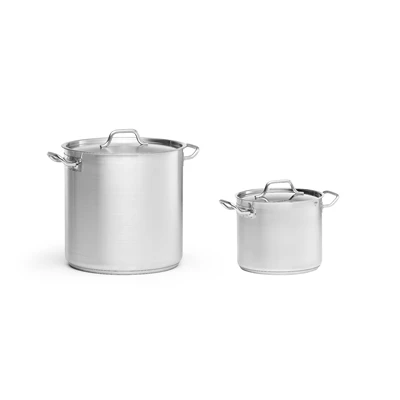 Kittel hög inkl lock Rostfri