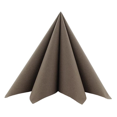Servett Airlaid 40x40cm Brun 300st/kolli