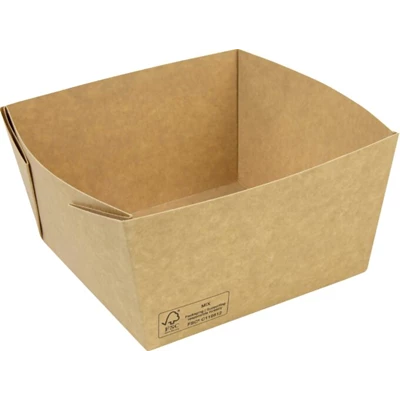 Matform 120x120x75mm 1200ml Brun 300st