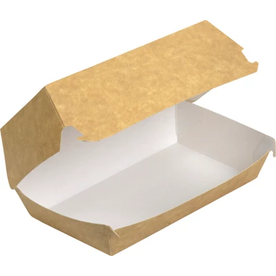 Hämtbox 134x74x60mm Brun/Vit 480st