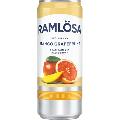 Ramlösa Mango-Grapefrukt 33cl Burk Sleek 20st